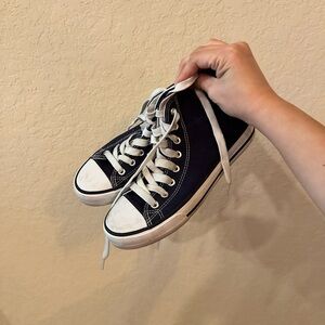 Classic Navy Canvas Sneakers
